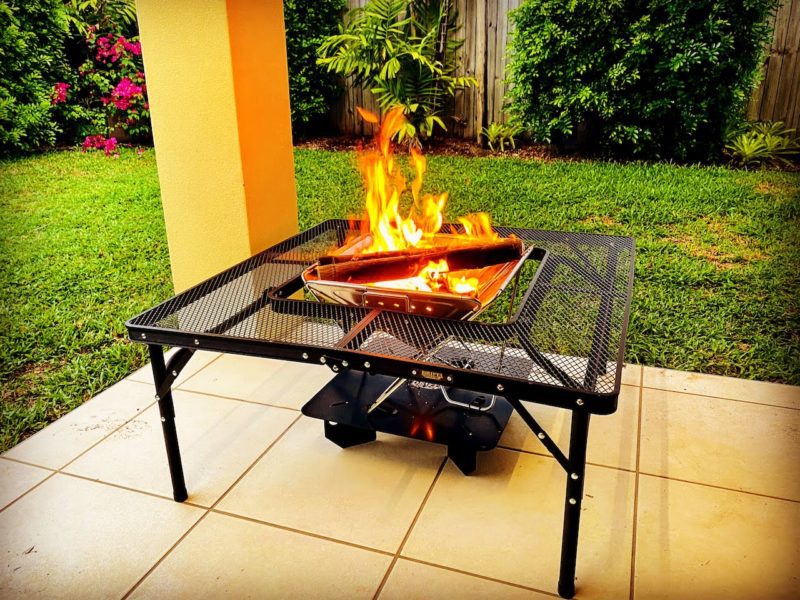 Fire Table - Outdoor Fire Table - Foldable Camping Tables