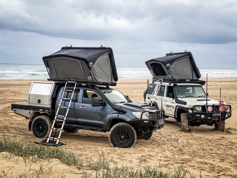 Drifta Stockton S Roof Top Tents Are On Display In Store