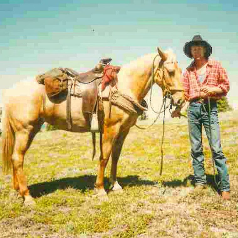 Luke With Horse