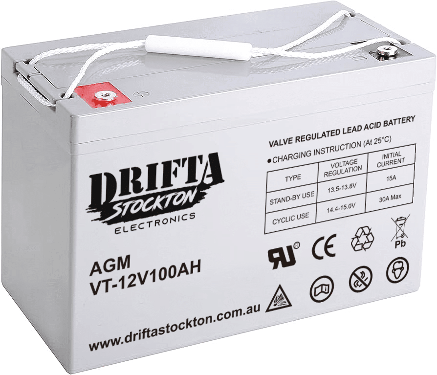 Drifta Stockton 100AH / 120AH AGM Battery – Drifta Stockton